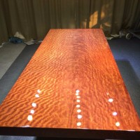 家有名木巴花实木大板原木实木大板桌茶桌大板餐桌实木茶板办公桌大板书桌 非洲巴西花梨