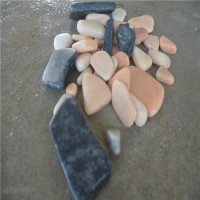 彩色石大理石鹅卵石 水洗石子生产  庭园园林花园的装饰材料